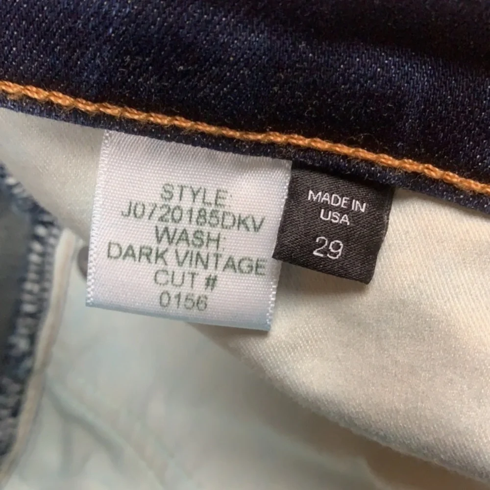 Veronica Beard Carolyn Baby Boot Button Fly Cropped Raw Hem Jeans